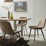 2x Esszimmerstuhl Mikrofaser Beige  5