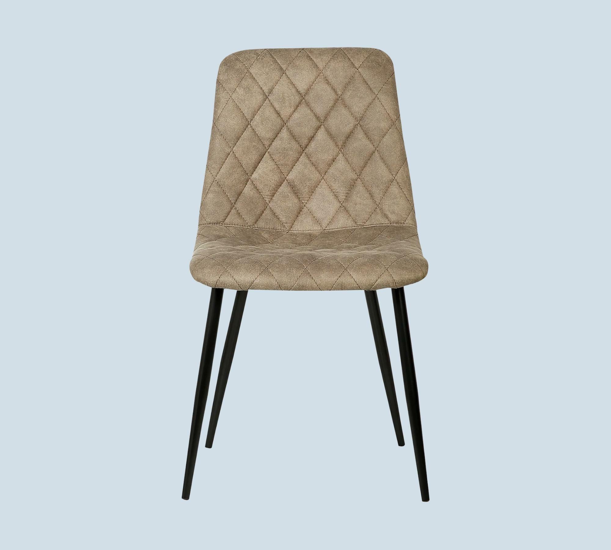 2x Chair Microfiber Used Look Beige 1