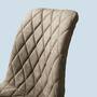 2x Chair Microfiber Used Look Beige 4