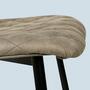 2x Chair Microfiber Used Look Beige 6