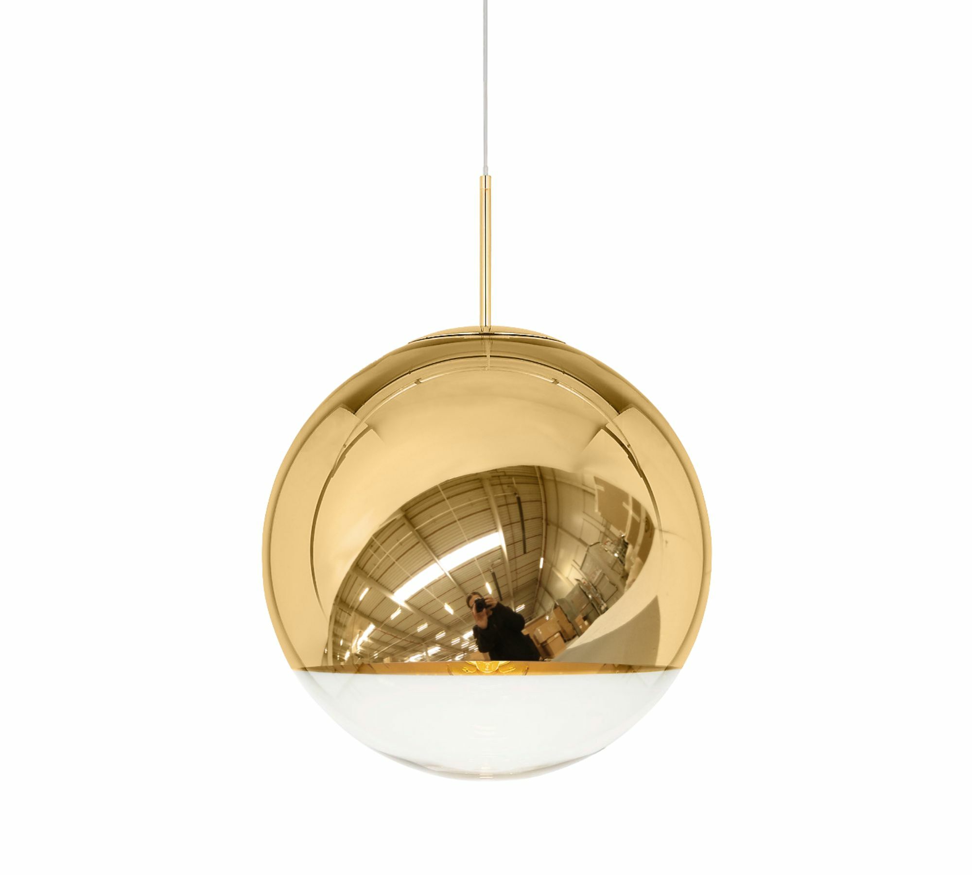 Mirror Ball Pendelleuchte Gold 25cm 0