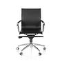 PATMOS Swivel Office Chair with Castors Faux Leather Black 0