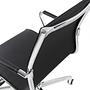 PATMOS Swivel Office Chair with Castors Faux Leather Black 2