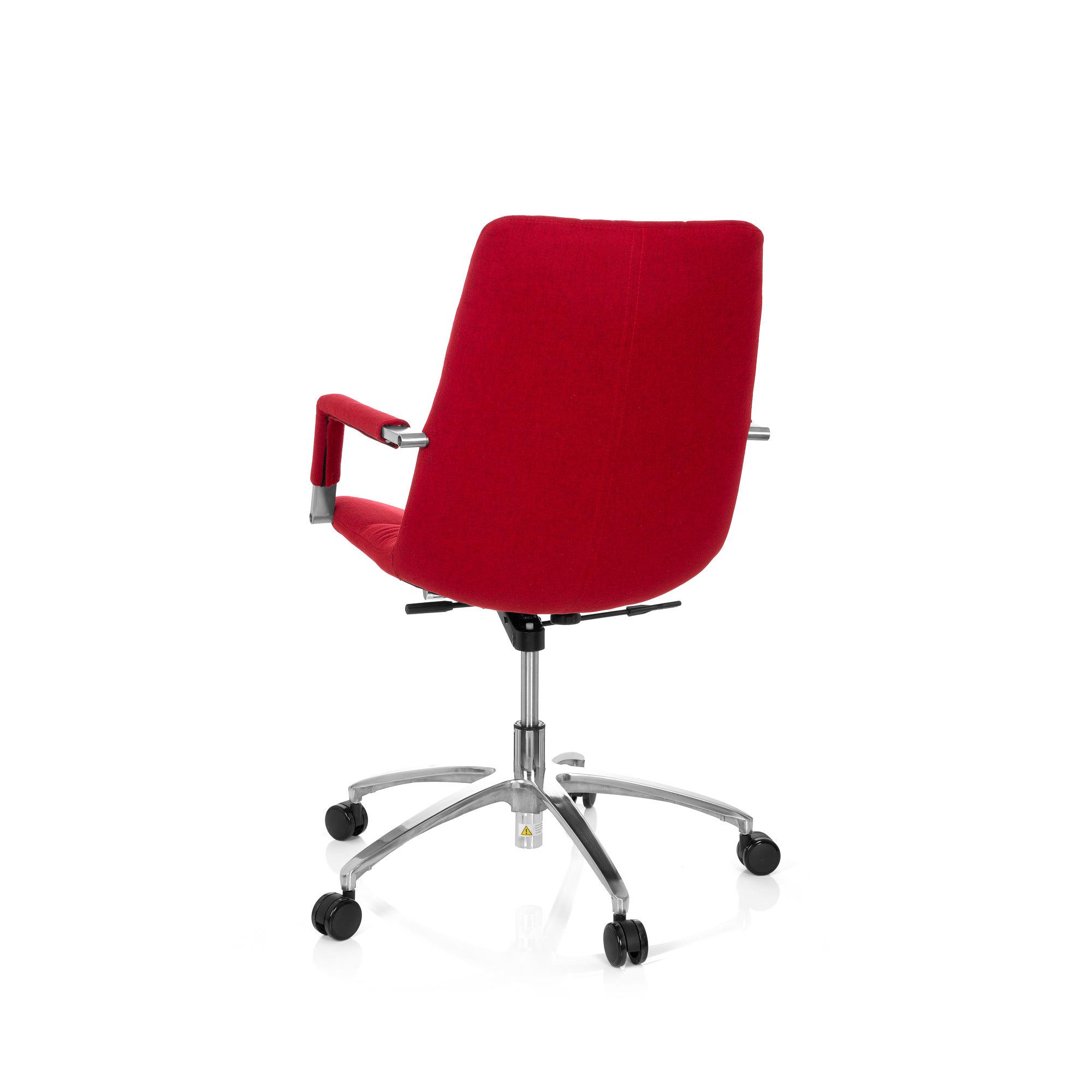 SARANTO Office chair with casters Fabric Red 7