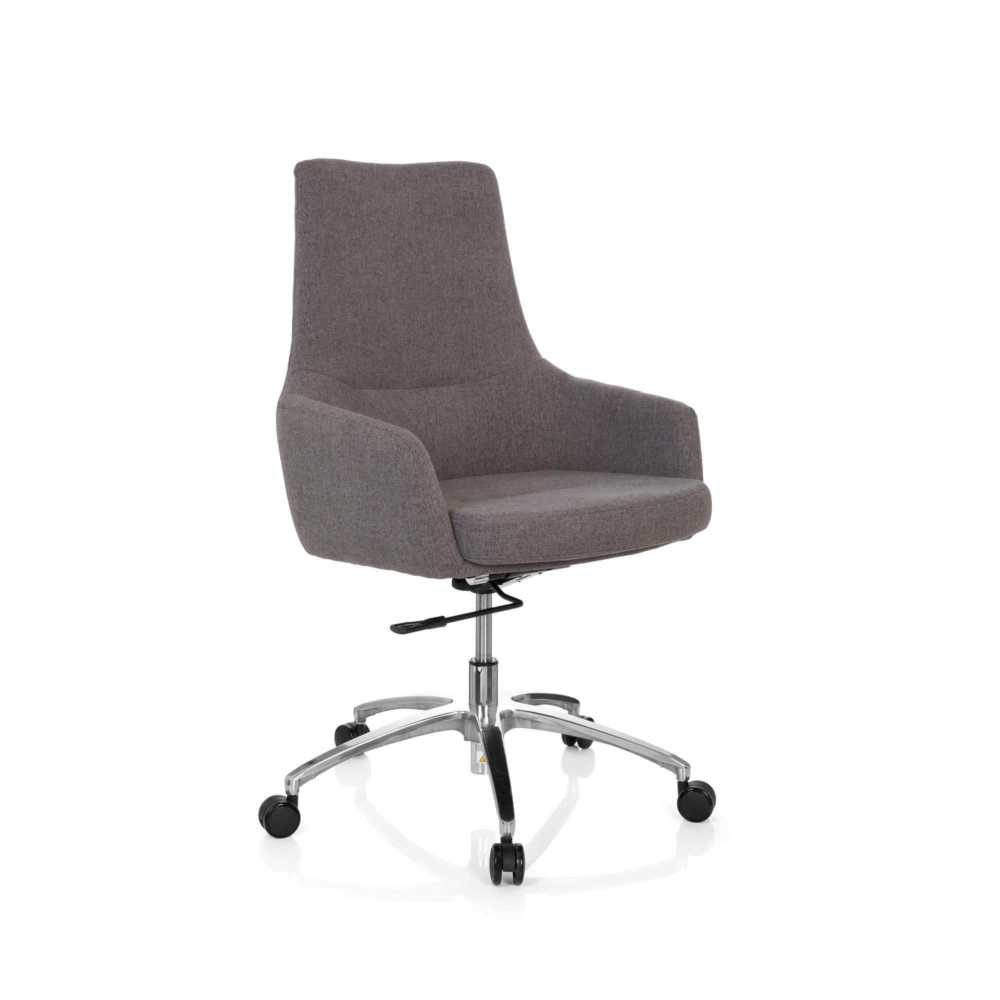 SHAKE 100 Office chair with castors Swivel Fabric Dark Grey 6