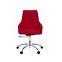 SHAKE 100 Swivel office chair with casters, fabric, red 0
