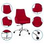 SHAKE 100 Swivel office chair with casters, fabric, red 2