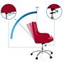 SHAKE 100 Swivel office chair with casters, fabric, red 1