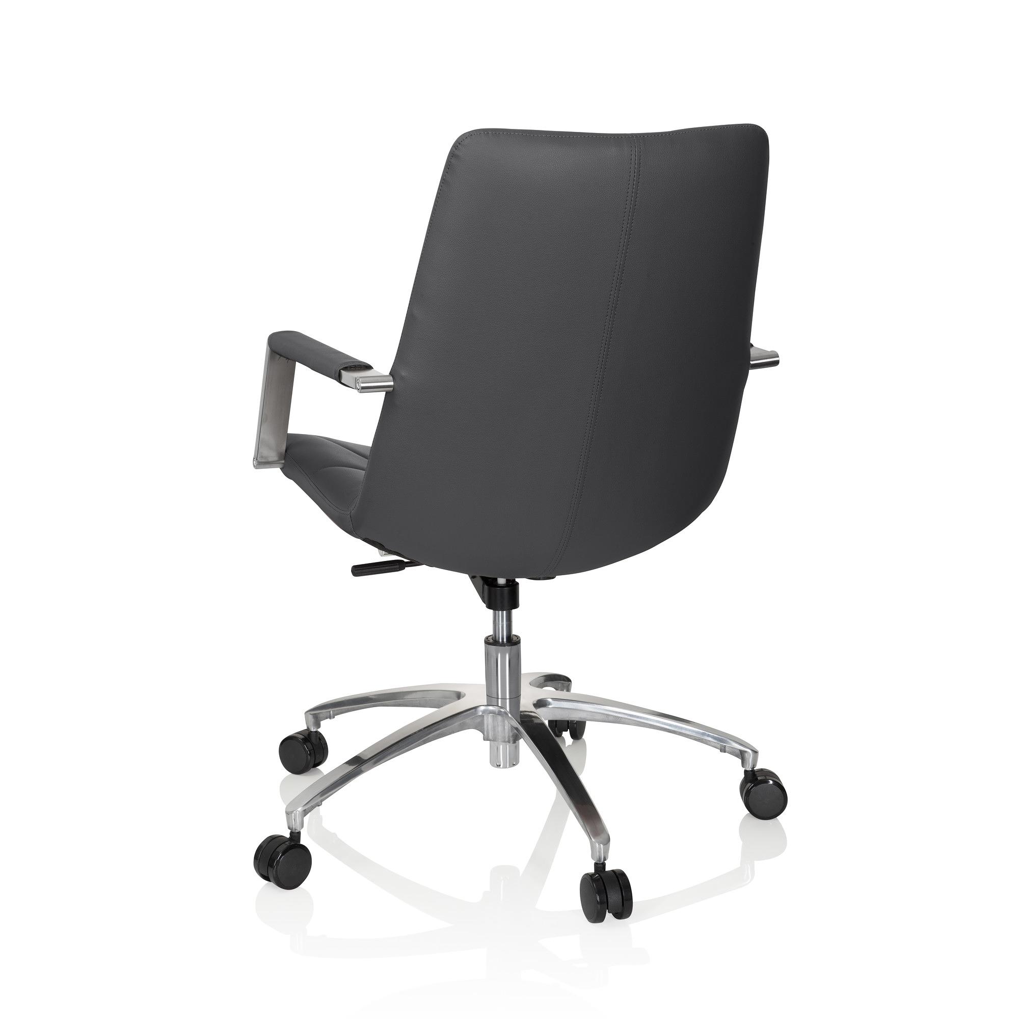 SARANTO II Office chair Swivel Faux leather Anthracite 9