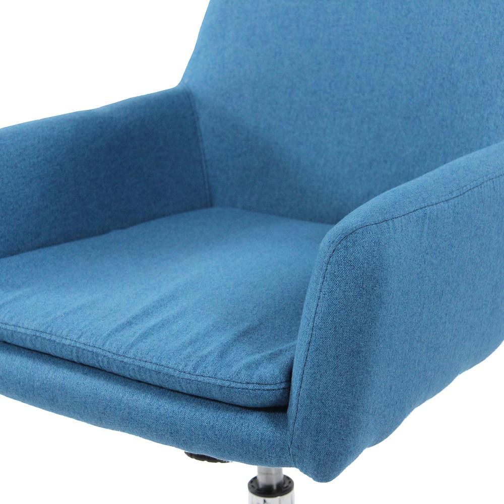 SHAKE 400 Office chair with casters Fabric Blue 1