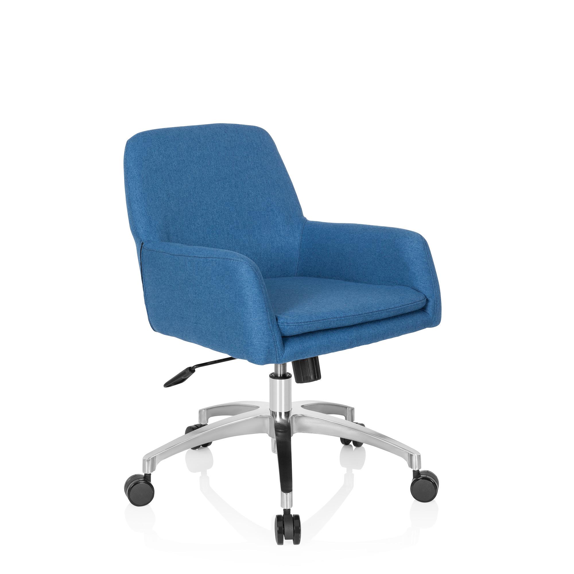 SHAKE 400 Office chair with casters Fabric Blue 3
