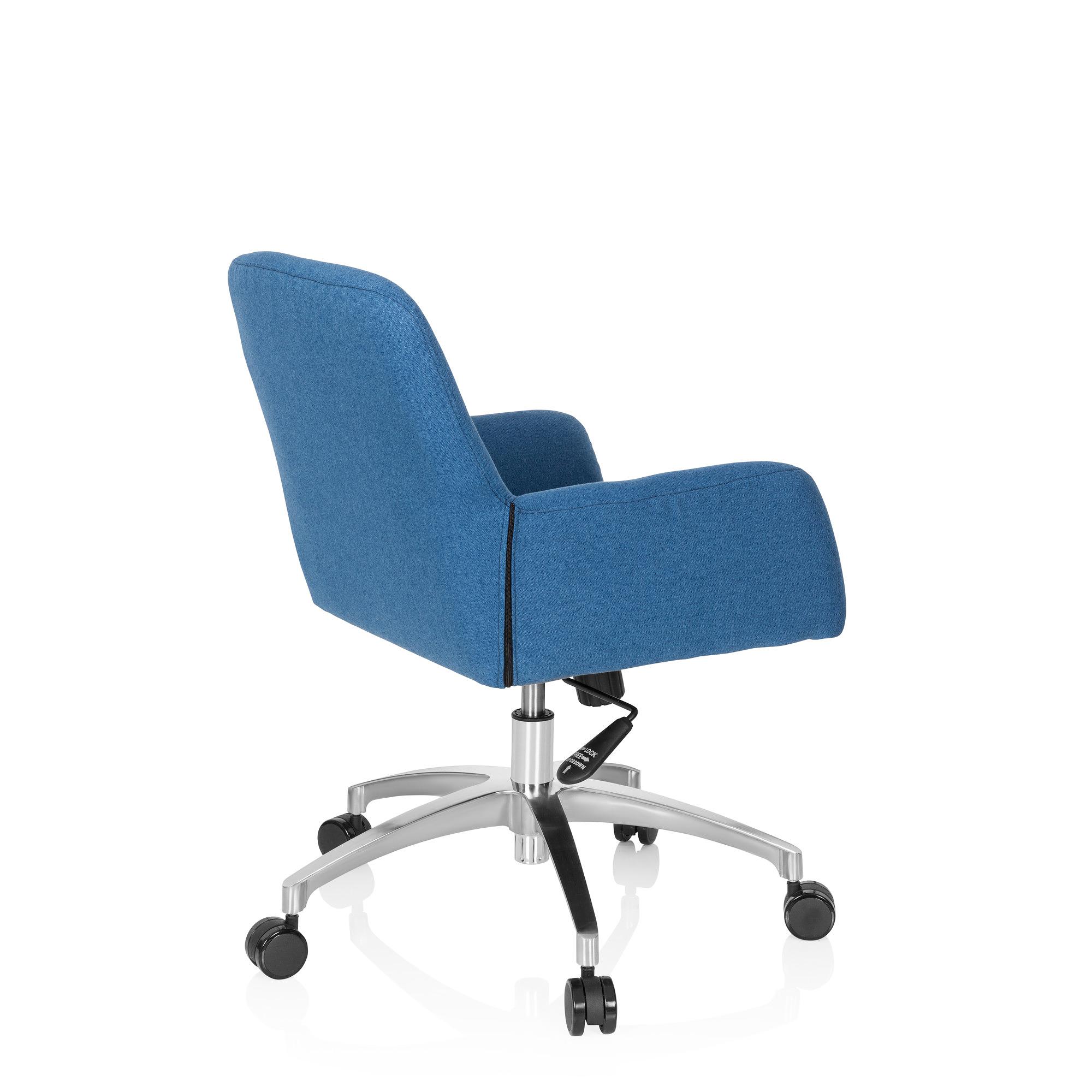 SHAKE 400 Office chair with casters Fabric Blue 6