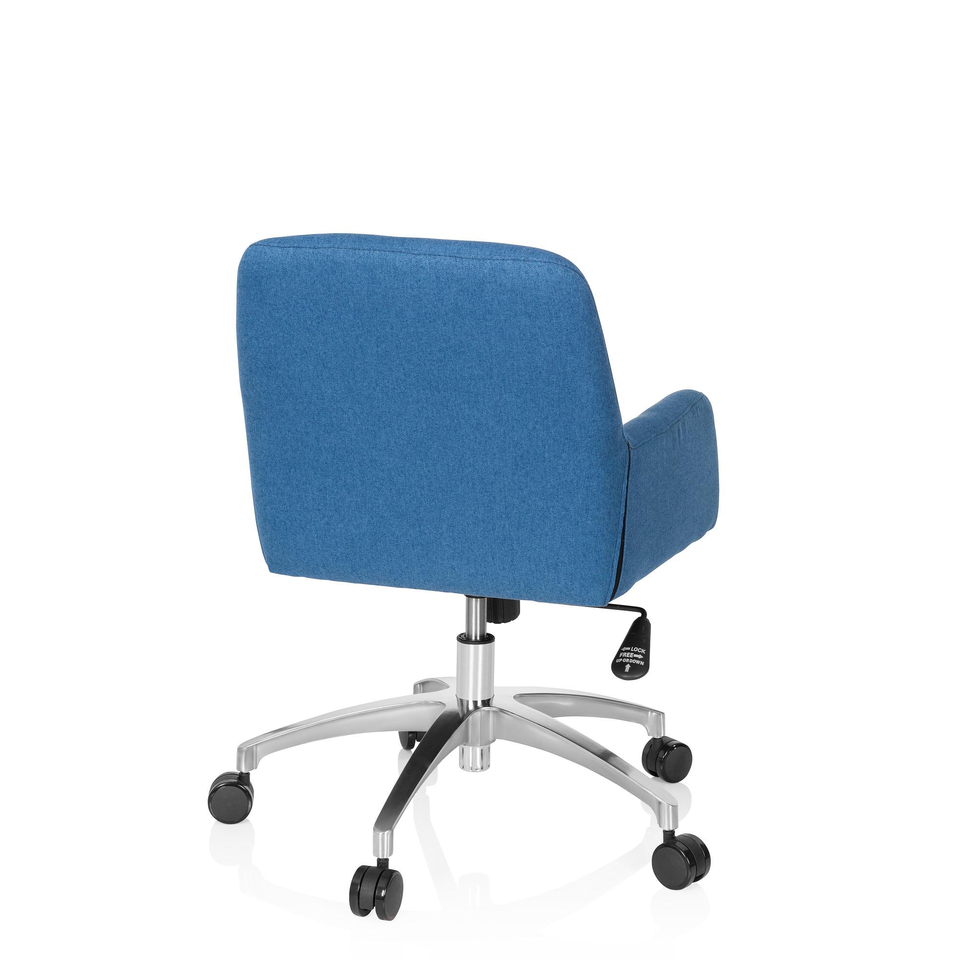 SHAKE 400 Office chair with casters Fabric Blue 7