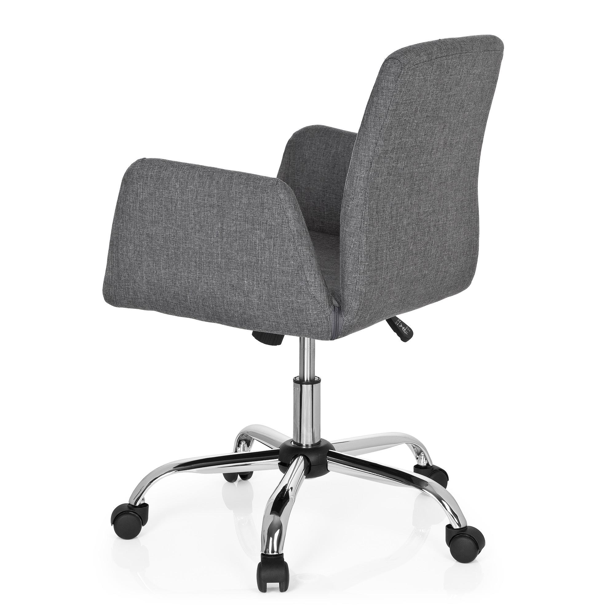 FLOW Office chair Swivel with casters Fabric Grey 7