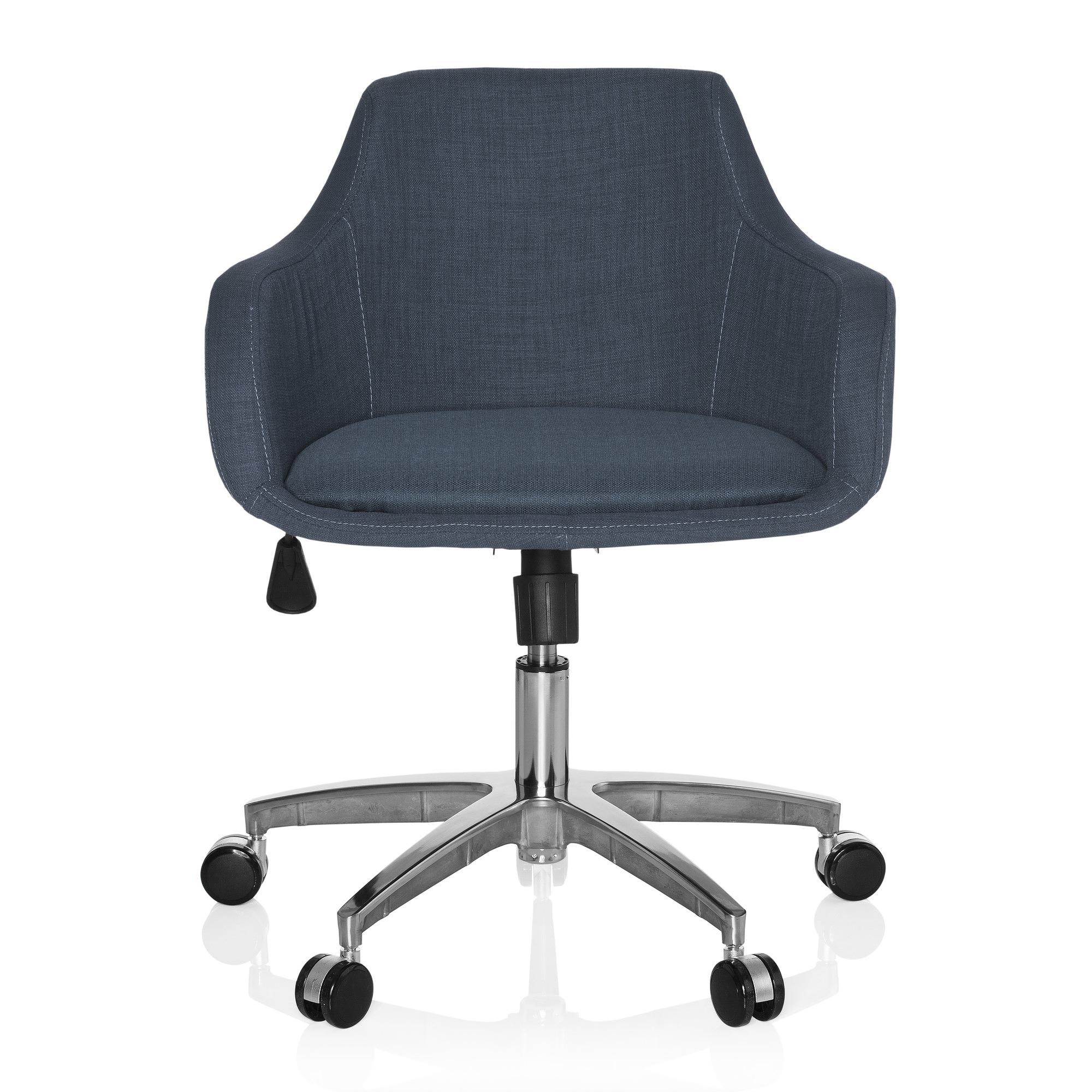 SOLAO Office Chair Swivel with Casters Fabric Grey 0