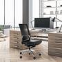 PROVIDER NET Swivel Office Chair with Casters Fabric Black 3