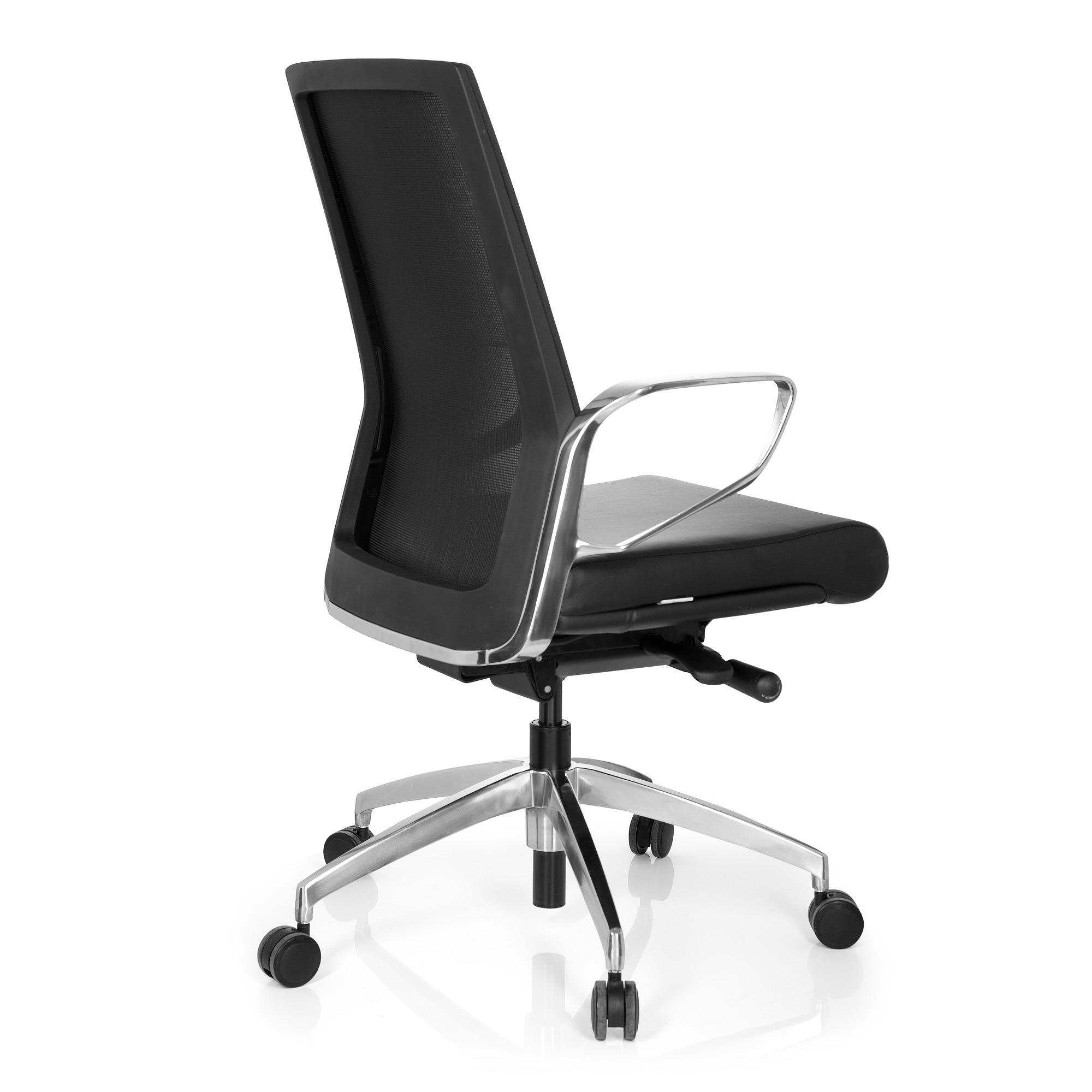PROVIDER NET Swivel Office Chair with Casters Fabric Black 8