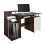 WORKSPACE H IV Desk with drawers Wood Walnut/White 1