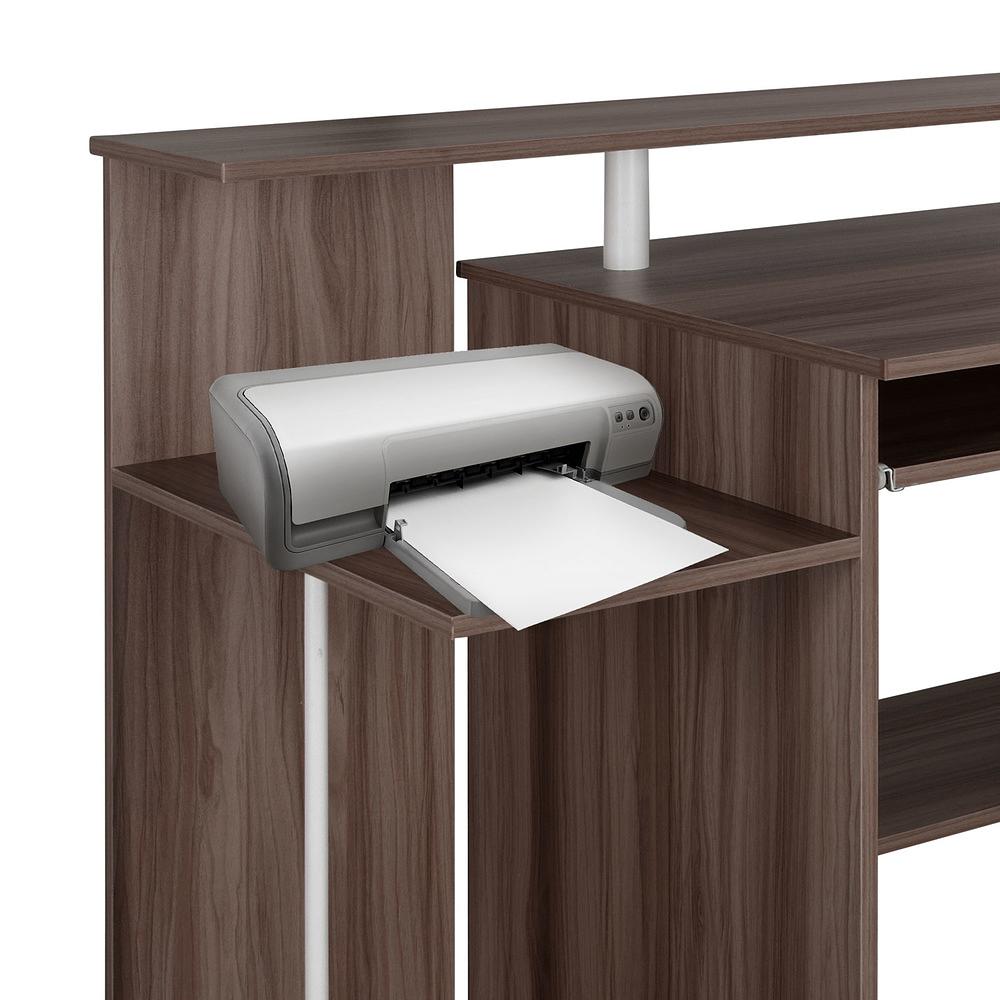 WORKSPACE H IV Desk with drawers Wood Walnut/White 3