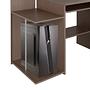 WORKSPACE H IV Desk with drawers Wood Walnut/White 5