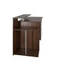 WORKSPACE H IV Desk with drawers Wood Walnut/White 8