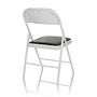 TUDELA W Folding chair Faux leather Black 9