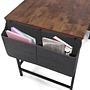 WORKSPACE H I Scrivania + Scaffale Legno Nero 3