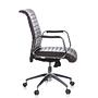 ASPERA 10 Swivel office chair with castors Leather Brown 6