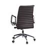 ASPERA 10 Swivel office chair with castors Leather Brown 9