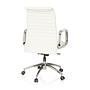 ASPERA 10 Office chair Swivel with castors Leather White 8