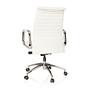 ASPERA 10 Office chair Swivel with castors Leather White 9