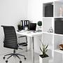 ASPERA 10 Swivel Office Chair with Casters Leather Black 3