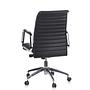 ASPERA 10 Swivel Office Chair with Casters Leather Black 9