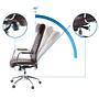 ASPERA 20 Office chair with castors Nappa leather Brown 1