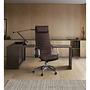 ASPERA 20 Office chair with castors Nappa leather Brown 3