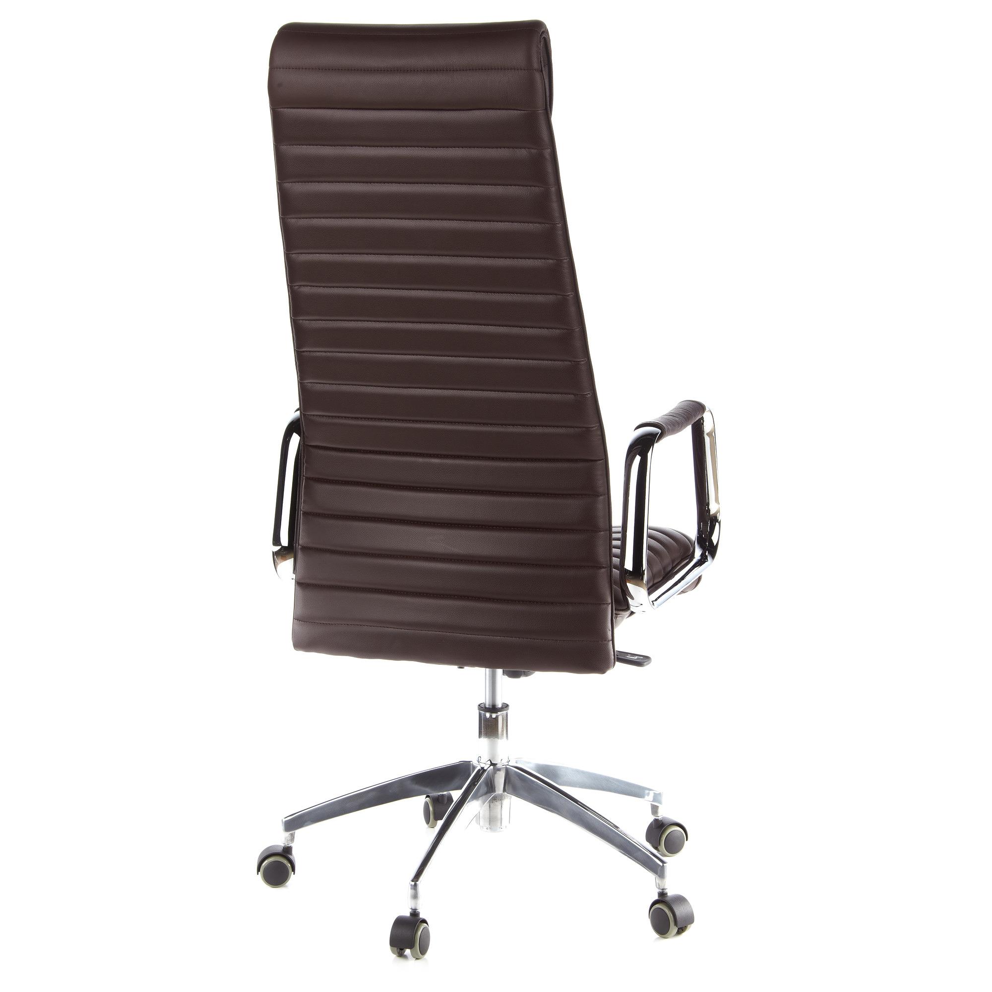 ASPERA 20 Office chair with castors Nappa leather Brown 8