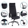 ASPERA 20 Office chair with casters Nappa leather Black 3