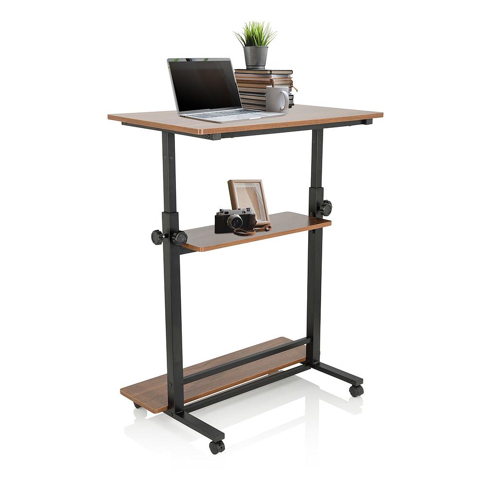 WORKSTATION II Standing desk height-adjustable Wood Black 1