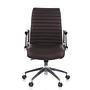 ASPERA 10 Swivel office chair with castors Leather Brown 0