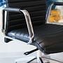ASPERA 20 Office chair with casters Nappa leather Black 5