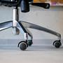 ASPERA 20 Office chair with casters Nappa leather Black 7