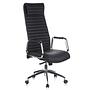 ASPERA 20 Office chair with casters Nappa leather Black 9