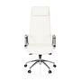 ASPERA 20 Office chair with casters Nappa leather White 0