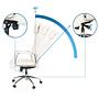 ASPERA 20 Office chair with casters Nappa leather White 1