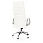 ASPERA 20 Office chair with casters Nappa leather White 8