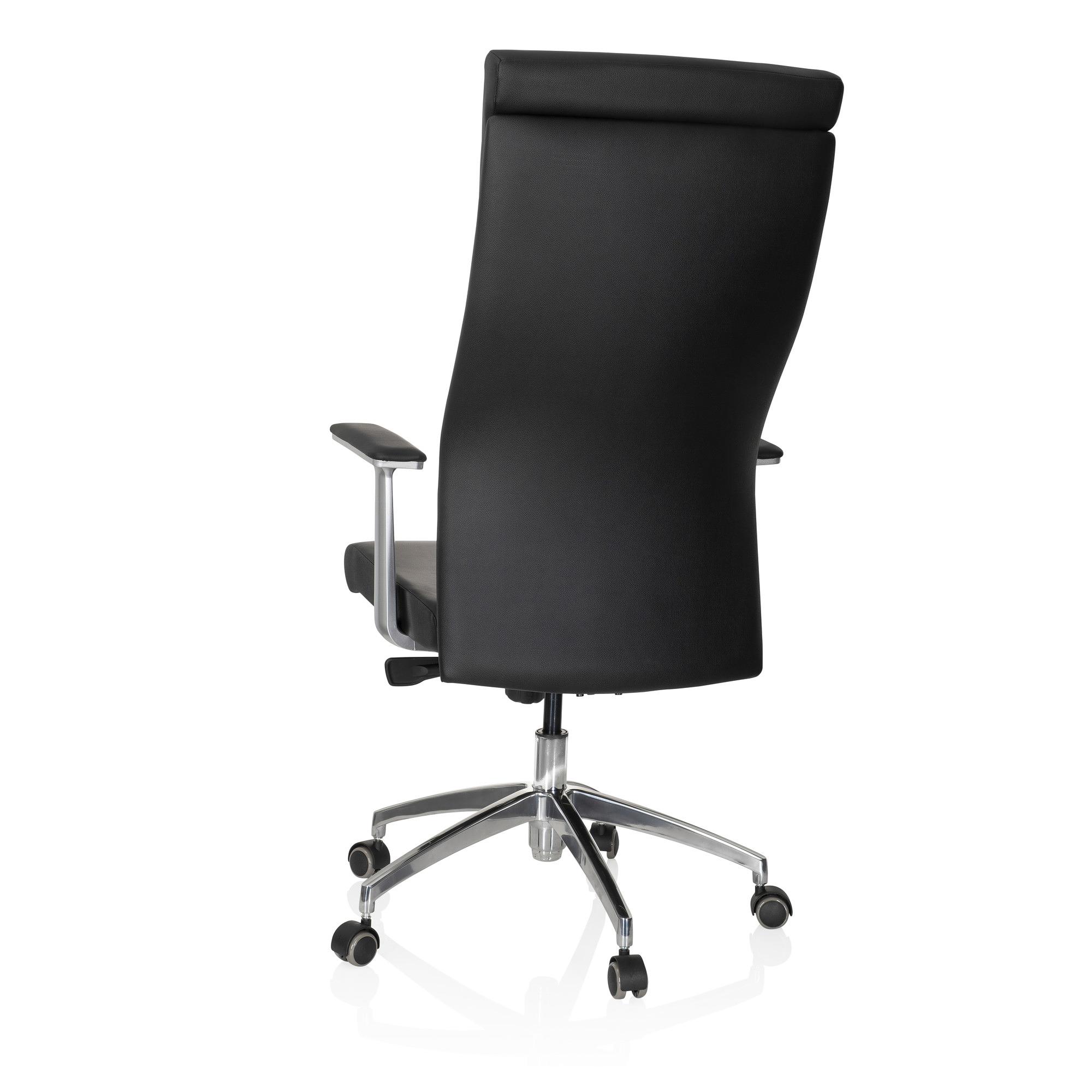 MONZA 20 Swivel Office Chair Leather Black 9