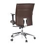 MURANO 10  Office chair with wheels Leather Brown 6