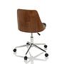 CENCA Office Chair Swivel with Casters Faux Leather Black 9