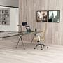 MONZA 20 Swivel Office Chair Leather Beige 3