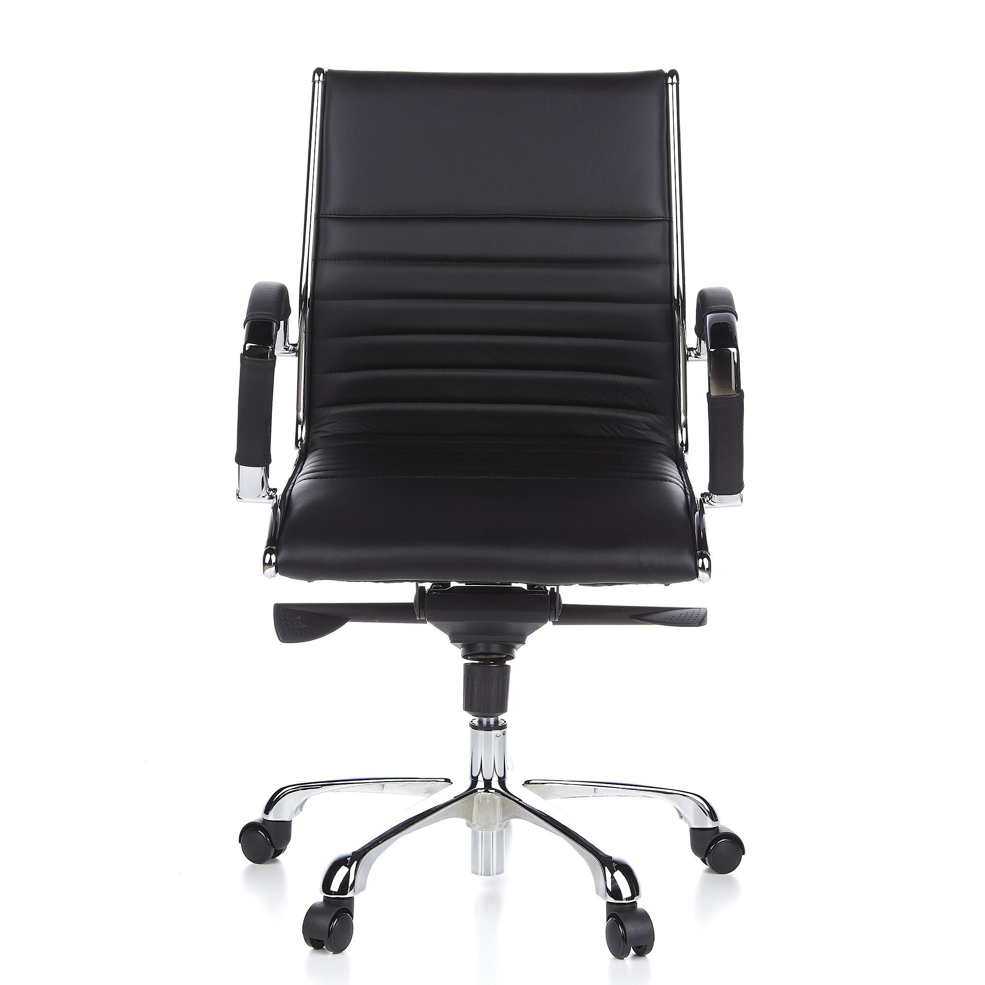 PARMA 10 Office chair leather black 0
